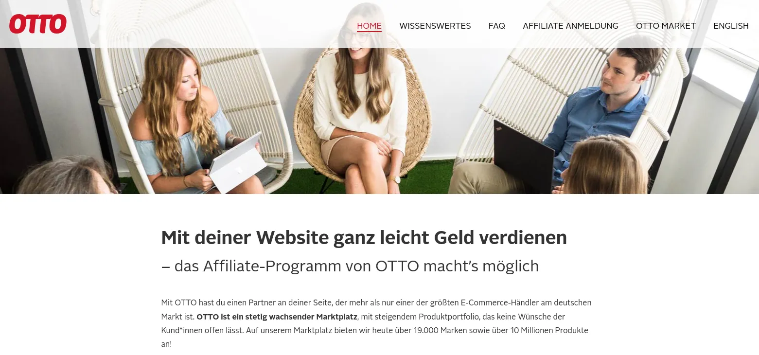 OTTO Partnerprogramm